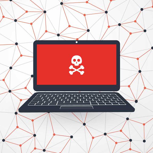 red screen laptop What Do Vulnerabilities and The stages of a cyber attack